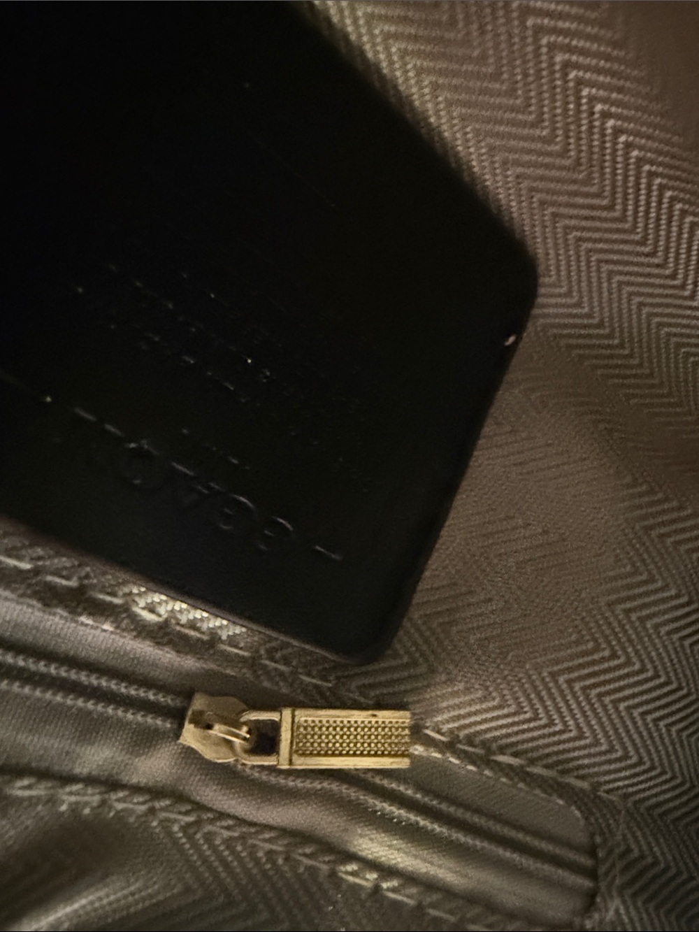 Coach Brown and Black Signature Mini Top-Handle Satchel with Gold Hardware - Picture 8 of 9